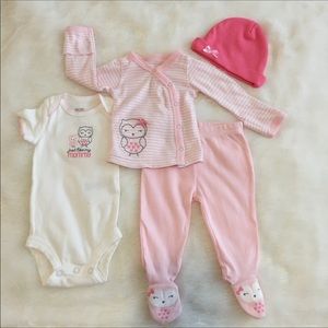 4 pic Baby girl set